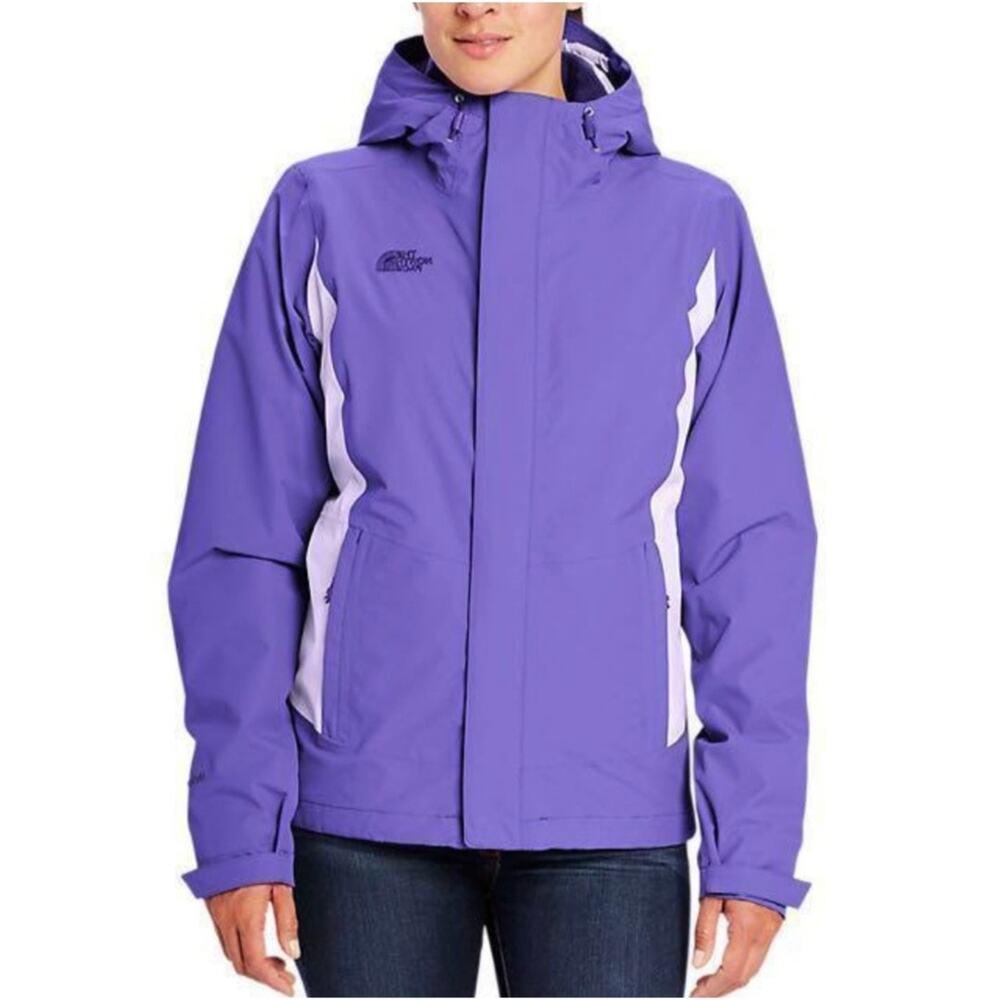 The North Face HyVent Triclimate Claremont Purple Jacket Women's Size Medium